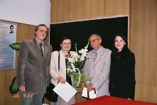 Dr Natalia Popivnyak, after public doctoral defense, Lublin, Sep. 2006
